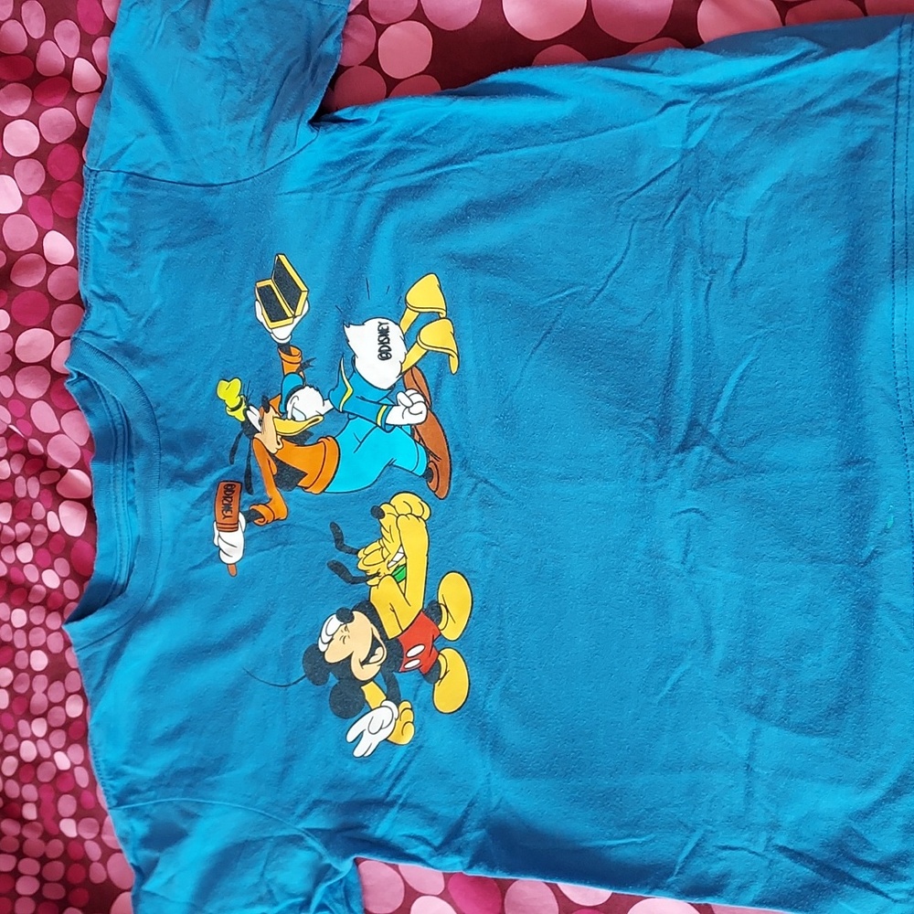 Disney 7/8 Blue Tee